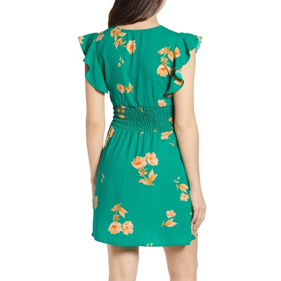 NORDSTROMS LEITH LATTICE TRIM MINIDRESS 4X - Picture 4 of 13